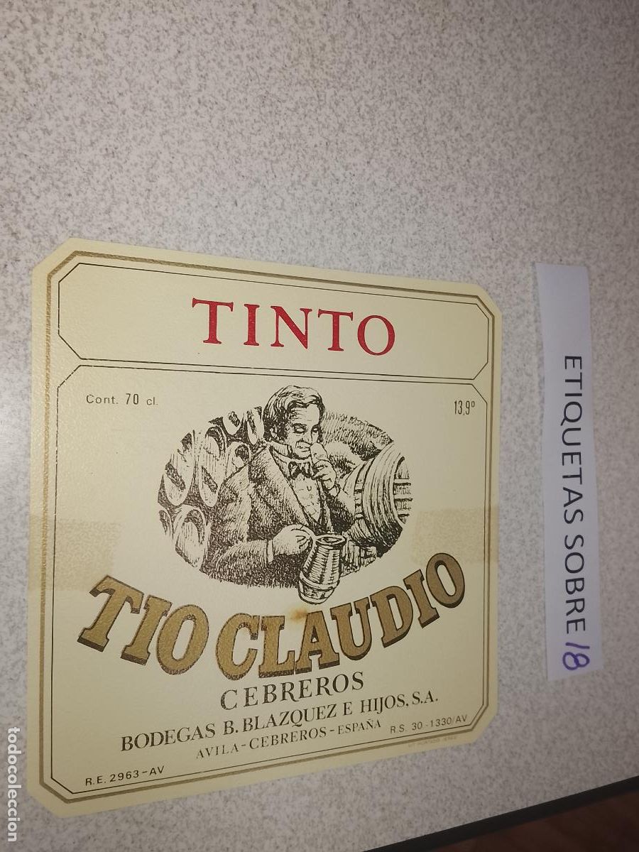 Etiquetas antiguas: HAGA SU OFERTA - ANTIGUA ETIQUETA DE VINO LICOR co&ntilde;ac manzanilla fino SANLUCAR JEREZ CADIZ EL PUERTO