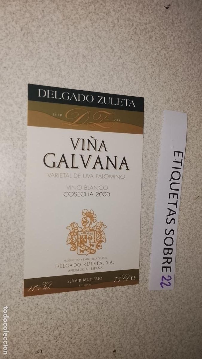Etiquetas antiguas: HAGA SU OFERTA - ANTIGUA ETIQUETA DE VINO LICOR co&ntilde;ac manzanilla fino SANLUCAR JEREZ CADIZ EL PUERTO