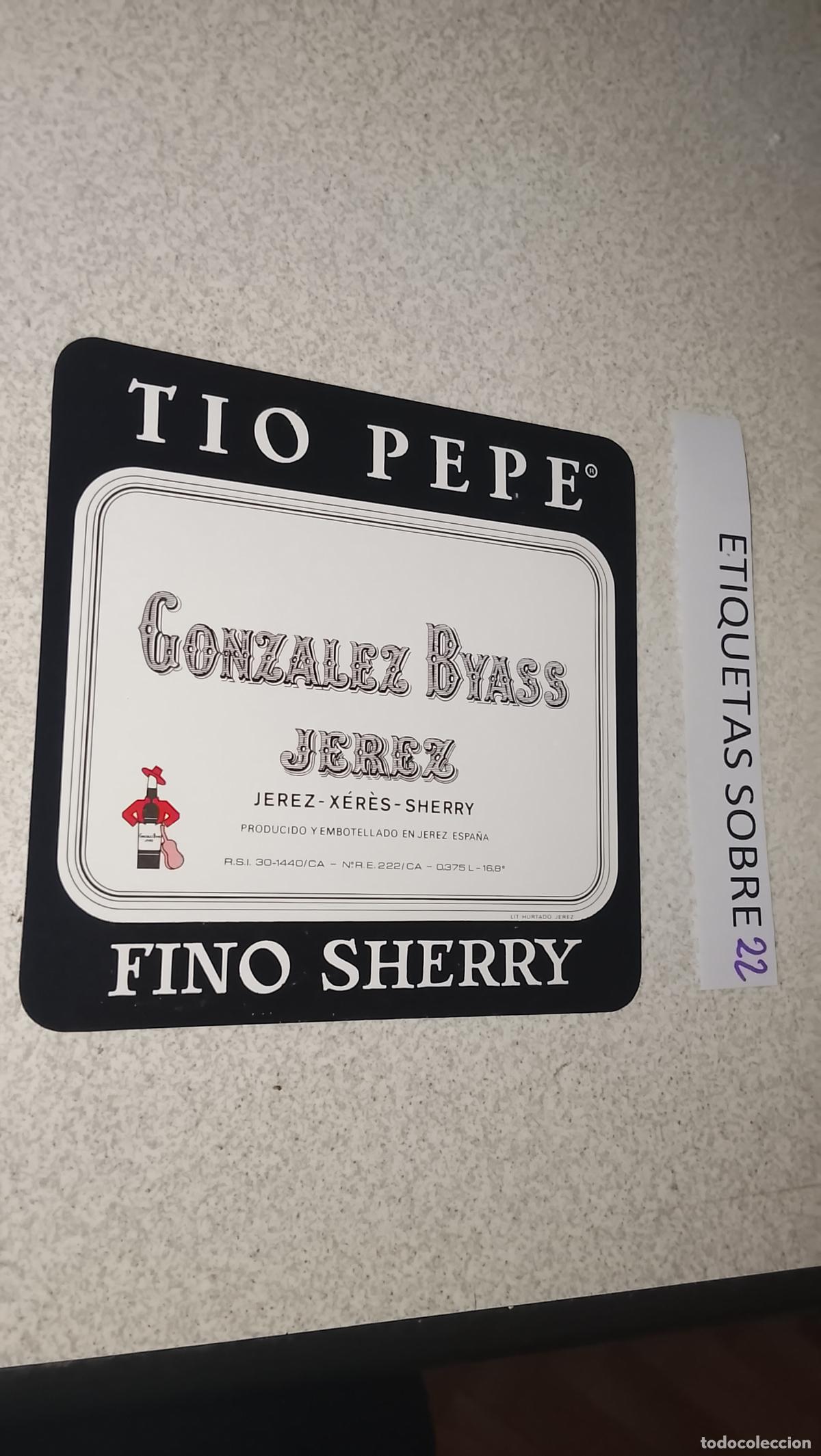 Etiquetas antiguas: HAGA SU OFERTA - ANTIGUA ETIQUETA DE VINO LICOR co&ntilde;ac manzanilla fino SANLUCAR JEREZ CADIZ EL PUERTO