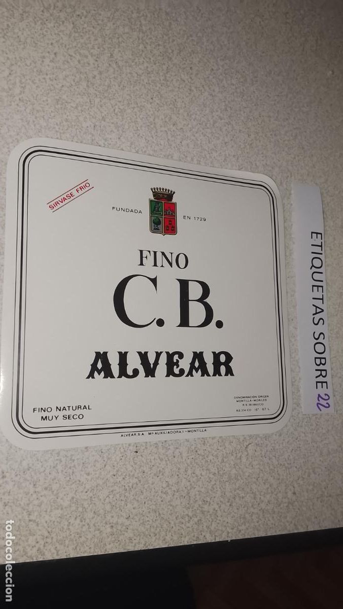 Etiquetas antiguas: HAGA SU OFERTA - ANTIGUA ETIQUETA DE VINO LICOR co&ntilde;ac manzanilla fino SANLUCAR JEREZ CADIZ EL PUERTO