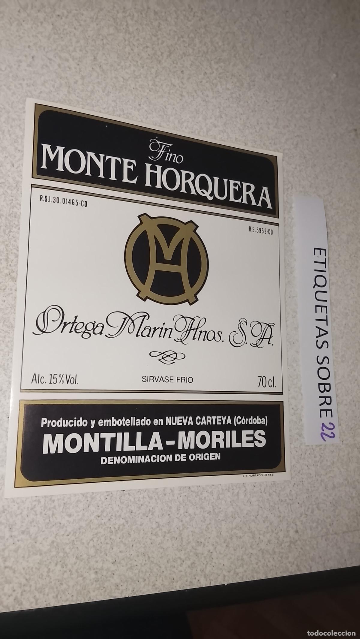 Etiquetas antiguas: HAGA SU OFERTA - ANTIGUA ETIQUETA DE VINO LICOR co&ntilde;ac manzanilla fino SANLUCAR JEREZ CADIZ EL PUERTO