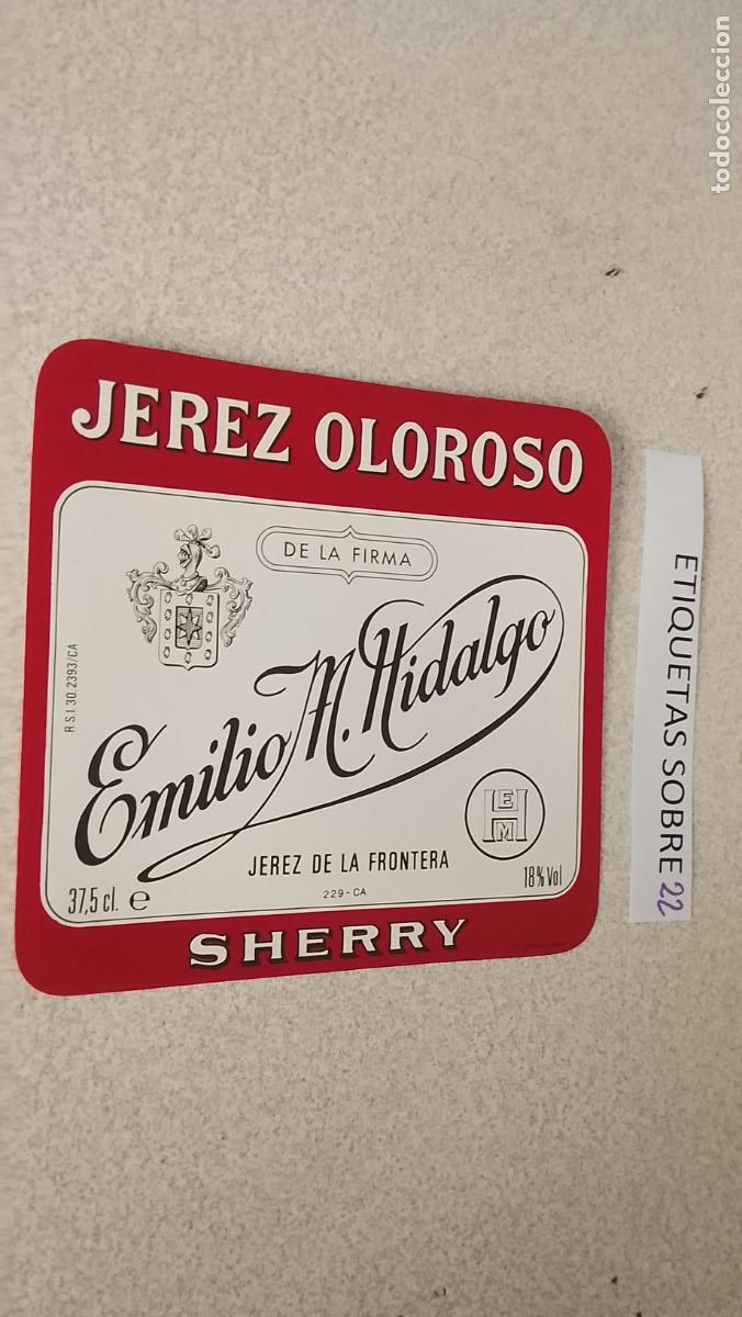 Etiquetas antiguas: HAGA SU OFERTA - ANTIGUA ETIQUETA DE VINO LICOR co&ntilde;ac manzanilla fino SANLUCAR JEREZ CADIZ EL PUERTO