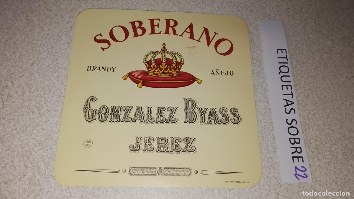 Etiquetas antiguas: HAGA SU OFERTA - ANTIGUA ETIQUETA DE VINO LICOR co&ntilde;ac manzanilla fino SANLUCAR JEREZ CADIZ EL PUERTO