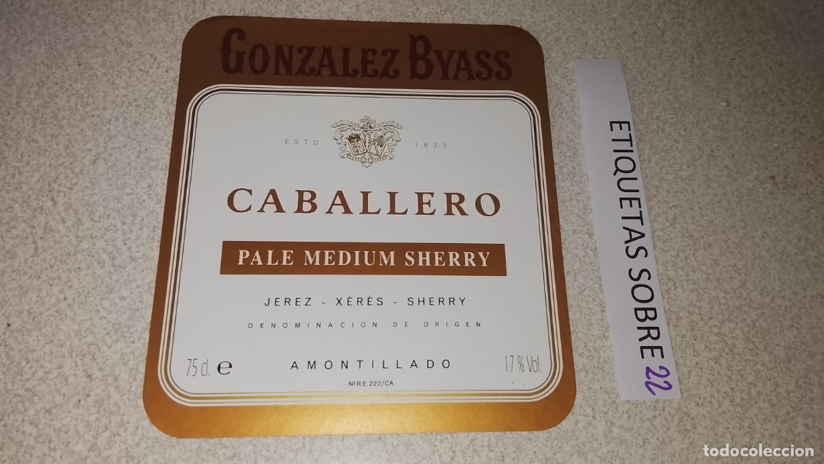 Etiquetas antiguas: HAGA SU OFERTA - ANTIGUA ETIQUETA DE VINO LICOR co&ntilde;ac manzanilla fino SANLUCAR JEREZ CADIZ EL PUERTO