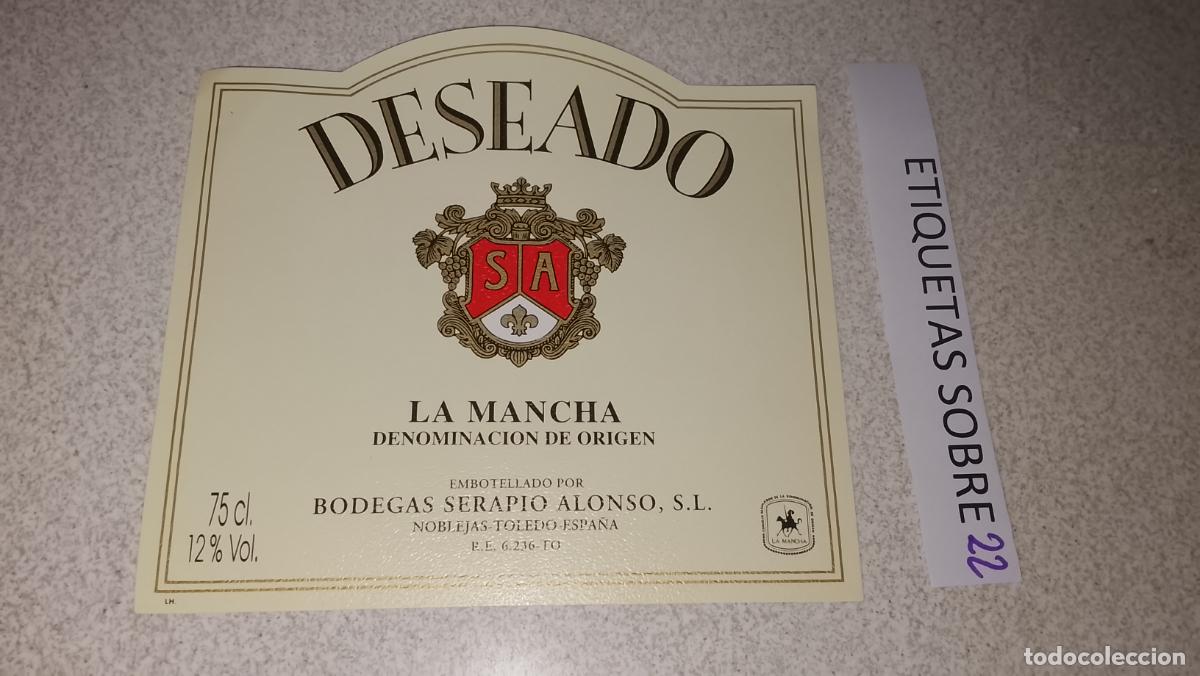 Etiquetas antiguas: HAGA SU OFERTA - ANTIGUA ETIQUETA DE VINO LICOR co&ntilde;ac manzanilla fino SANLUCAR JEREZ CADIZ EL PUERTO