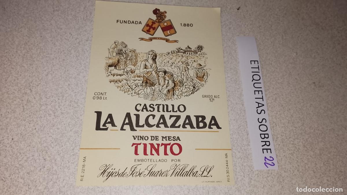 Etiquetas antiguas: HAGA SU OFERTA - ANTIGUA ETIQUETA DE VINO LICOR co&ntilde;ac manzanilla fino SANLUCAR JEREZ CADIZ EL PUERTO