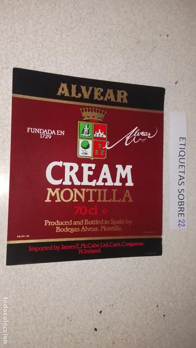 Etiquetas antiguas: HAGA SU OFERTA - ANTIGUA ETIQUETA DE VINO LICOR co&ntilde;ac manzanilla fino SANLUCAR JEREZ CADIZ EL PUERTO