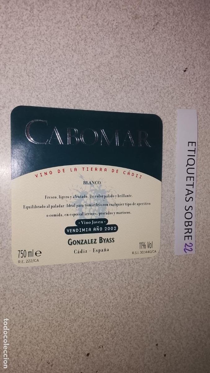 Etiquetas antiguas: HAGA SU OFERTA - ANTIGUA ETIQUETA DE VINO LICOR co&ntilde;ac manzanilla fino SANLUCAR JEREZ CADIZ EL PUERTO