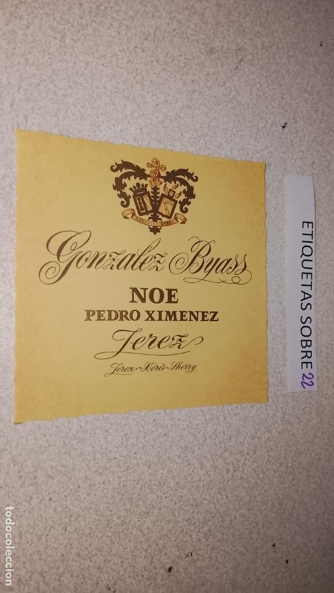 Etiquetas antiguas: HAGA SU OFERTA - ANTIGUA ETIQUETA DE VINO LICOR co&ntilde;ac manzanilla fino SANLUCAR JEREZ CADIZ EL PUERTO
