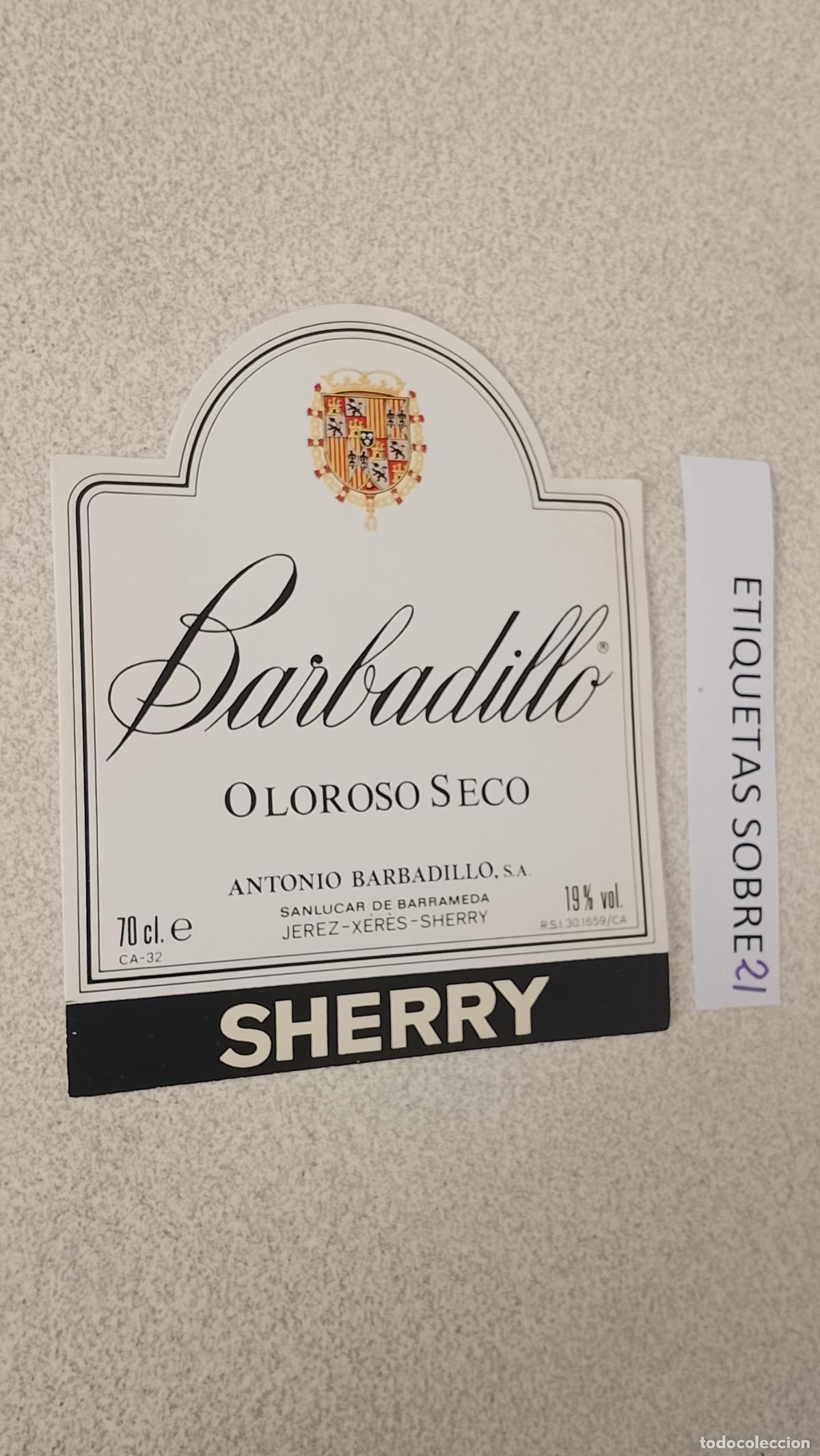 Etiquetas antiguas: HAGA SU OFERTA - ANTIGUA ETIQUETA DE VINO LICOR co&ntilde;ac manzanilla fino SANLUCAR JEREZ CADIZ EL PUERTO