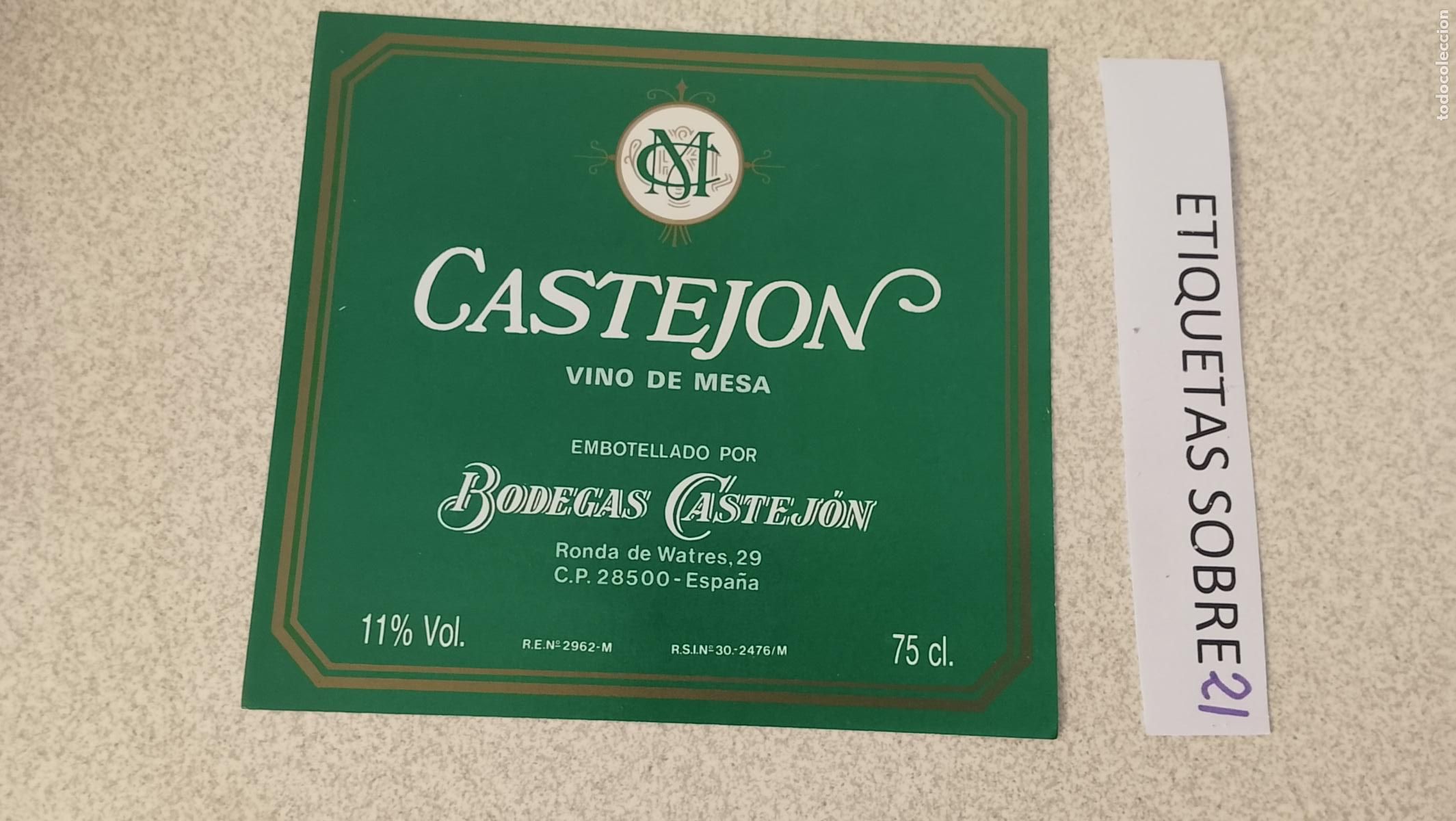Etiquetas antiguas: HAGA SU OFERTA - ANTIGUA ETIQUETA DE VINO LICOR co&ntilde;ac manzanilla fino SANLUCAR JEREZ CADIZ EL PUERTO