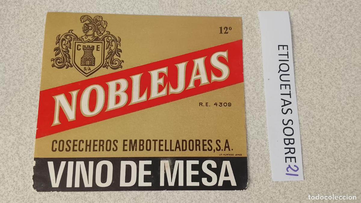 Etiquetas antiguas: HAGA SU OFERTA - ANTIGUA ETIQUETA DE VINO LICOR co&ntilde;ac manzanilla fino SANLUCAR JEREZ CADIZ EL PUERTO