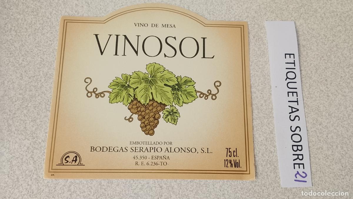 Etiquetas antiguas: HAGA SU OFERTA - ANTIGUA ETIQUETA DE VINO LICOR co&ntilde;ac manzanilla fino SANLUCAR JEREZ CADIZ EL PUERTO