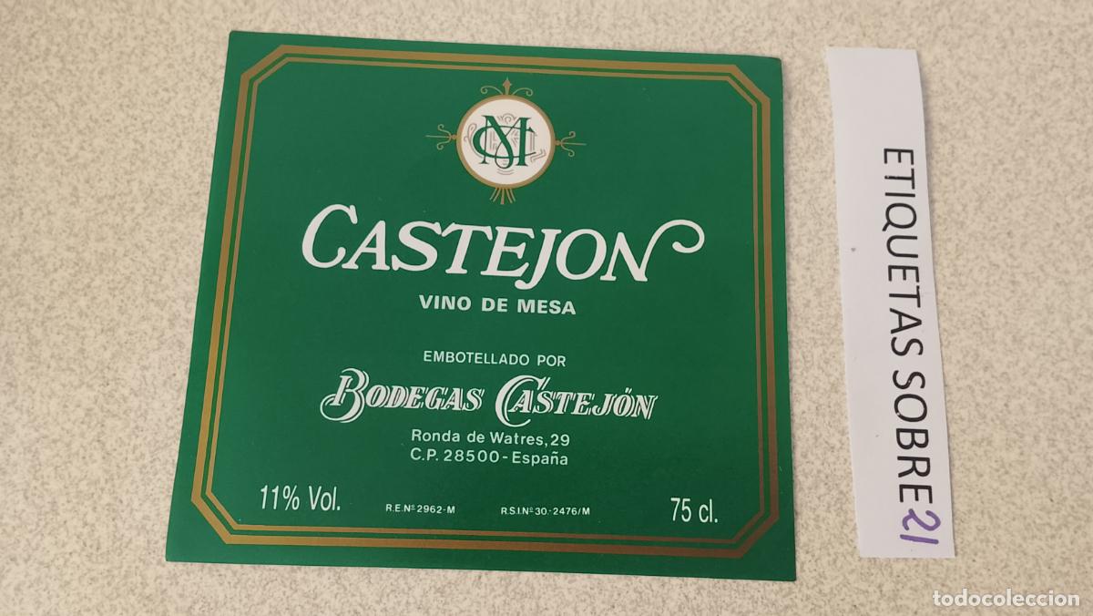 Etiquetas antiguas: HAGA SU OFERTA - ANTIGUA ETIQUETA DE VINO LICOR co&ntilde;ac manzanilla fino SANLUCAR JEREZ CADIZ EL PUERTO