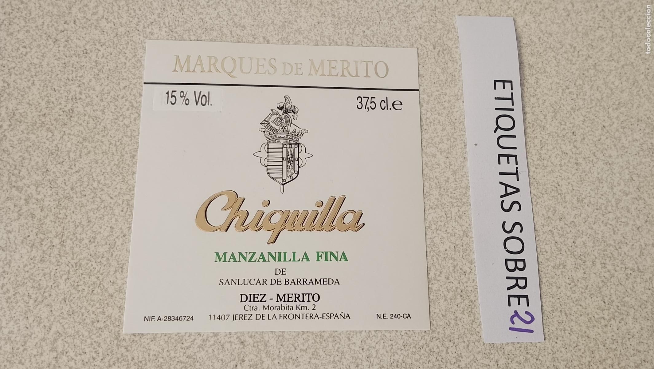 Etiquetas antiguas: HAGA SU OFERTA - ANTIGUA ETIQUETA DE VINO LICOR co&ntilde;ac manzanilla fino SANLUCAR JEREZ CADIZ EL PUERTO