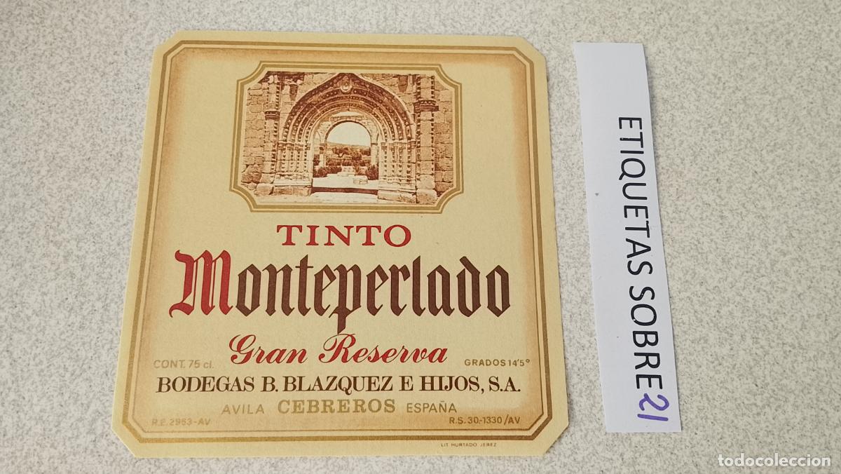 Etiquetas antiguas: HAGA SU OFERTA - ANTIGUA ETIQUETA DE VINO LICOR co&ntilde;ac manzanilla fino SANLUCAR JEREZ CADIZ EL PUERTO