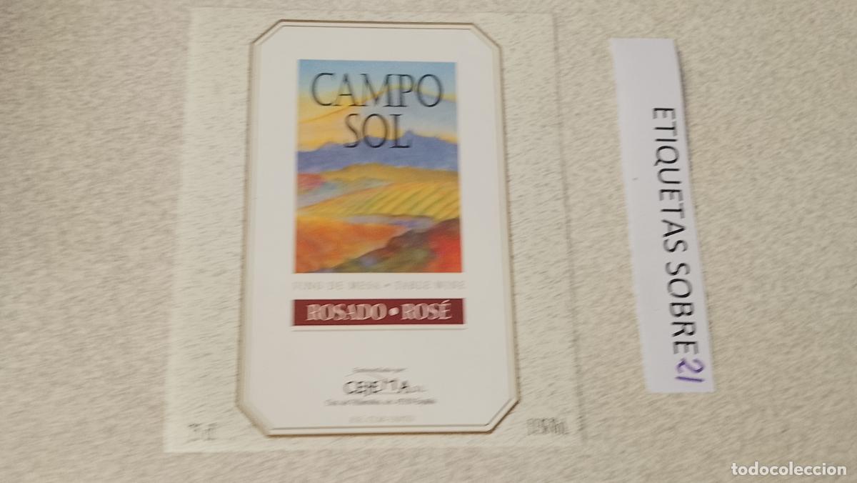 Etiquetas antiguas: HAGA SU OFERTA - ANTIGUA ETIQUETA DE VINO LICOR co&ntilde;ac manzanilla fino SANLUCAR JEREZ CADIZ EL PUERTO