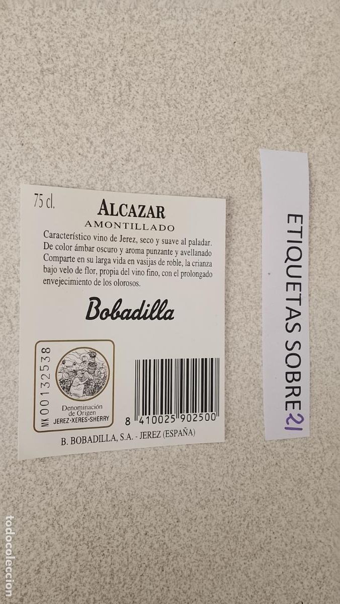 Etiquetas antiguas: HAGA SU OFERTA - ANTIGUA ETIQUETA DE VINO LICOR co&ntilde;ac manzanilla fino SANLUCAR JEREZ CADIZ EL PUERTO