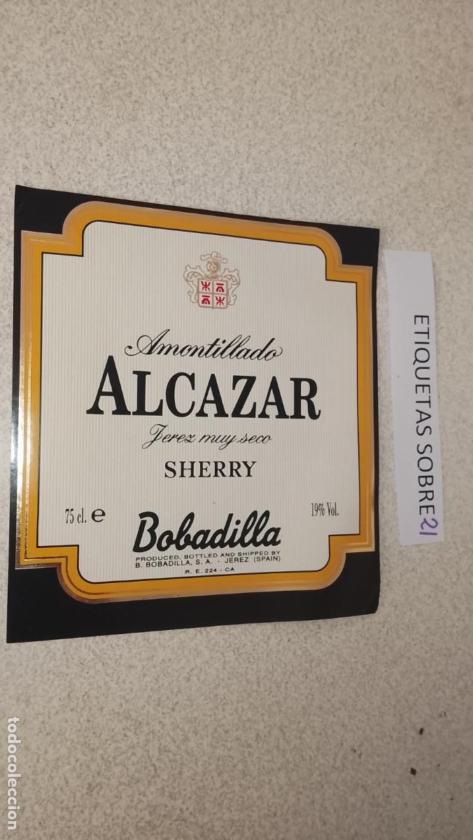 Etiquetas antiguas: HAGA SU OFERTA - ANTIGUA ETIQUETA DE VINO LICOR co&ntilde;ac manzanilla fino SANLUCAR JEREZ CADIZ EL PUERTO