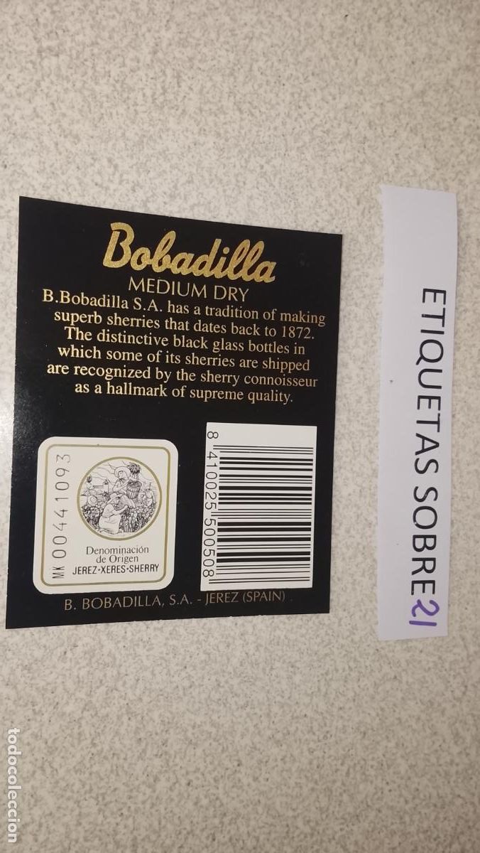 Etiquetas antiguas: HAGA SU OFERTA - ANTIGUA ETIQUETA DE VINO LICOR co&ntilde;ac manzanilla fino SANLUCAR JEREZ CADIZ EL PUERTO