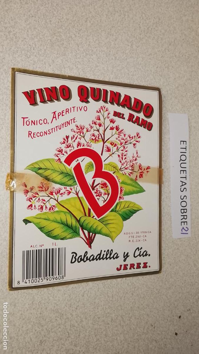 Etiquetas antiguas: HAGA SU OFERTA - ANTIGUA ETIQUETA DE VINO LICOR co&ntilde;ac manzanilla fino SANLUCAR JEREZ CADIZ EL PUERTO