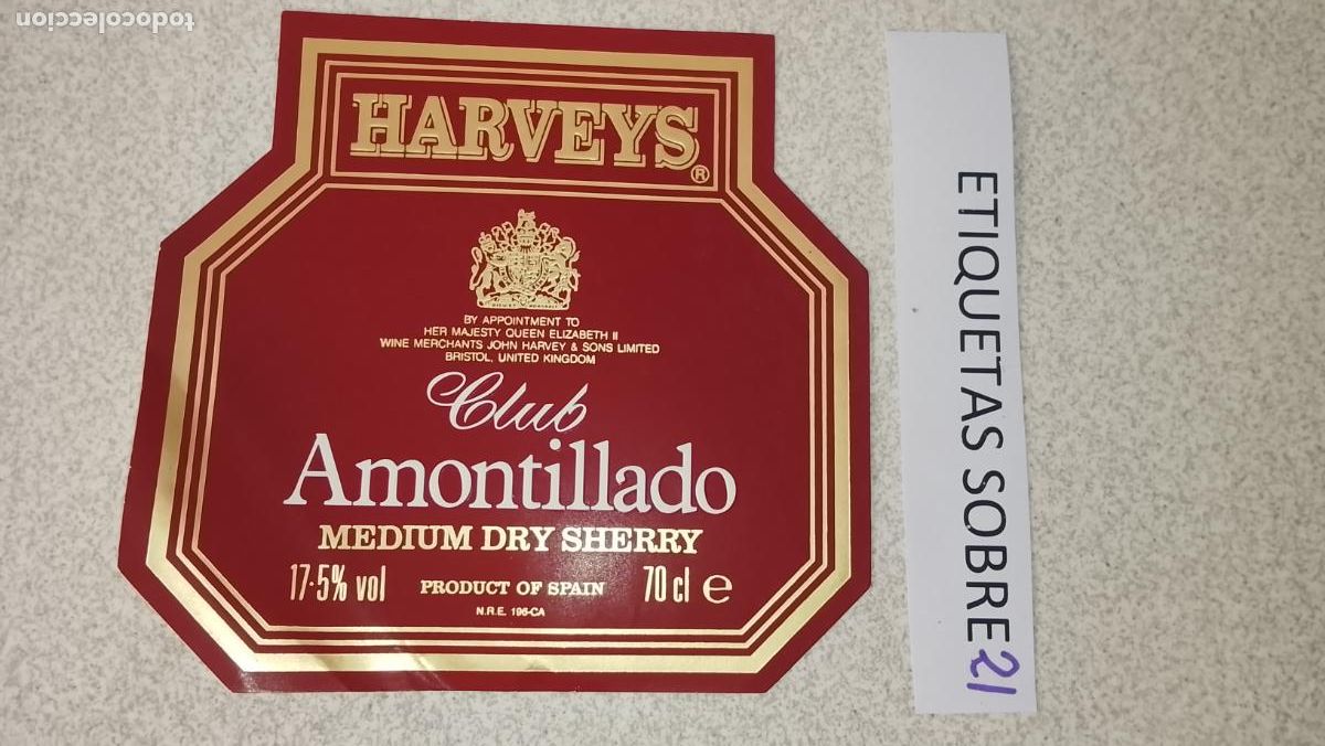 Etiquetas antiguas: HAGA SU OFERTA - ANTIGUA ETIQUETA DE VINO LICOR co&ntilde;ac manzanilla fino SANLUCAR JEREZ CADIZ EL PUERTO
