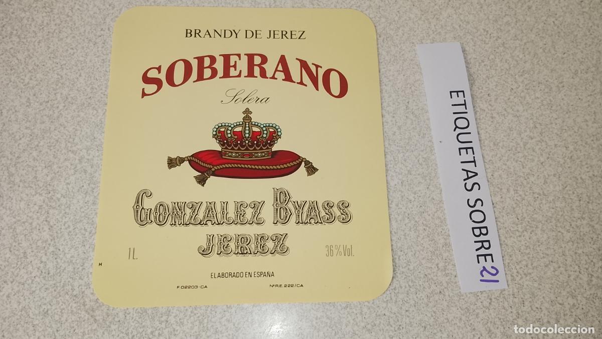 Etiquetas antiguas: HAGA SU OFERTA - ANTIGUA ETIQUETA DE VINO LICOR co&ntilde;ac manzanilla fino SANLUCAR JEREZ CADIZ EL PUERTO