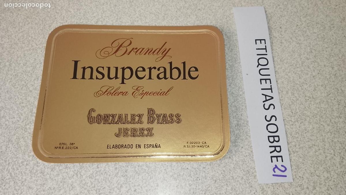 Etiquetas antiguas: HAGA SU OFERTA - ANTIGUA ETIQUETA DE VINO LICOR co&ntilde;ac manzanilla fino SANLUCAR JEREZ CADIZ EL PUERTO