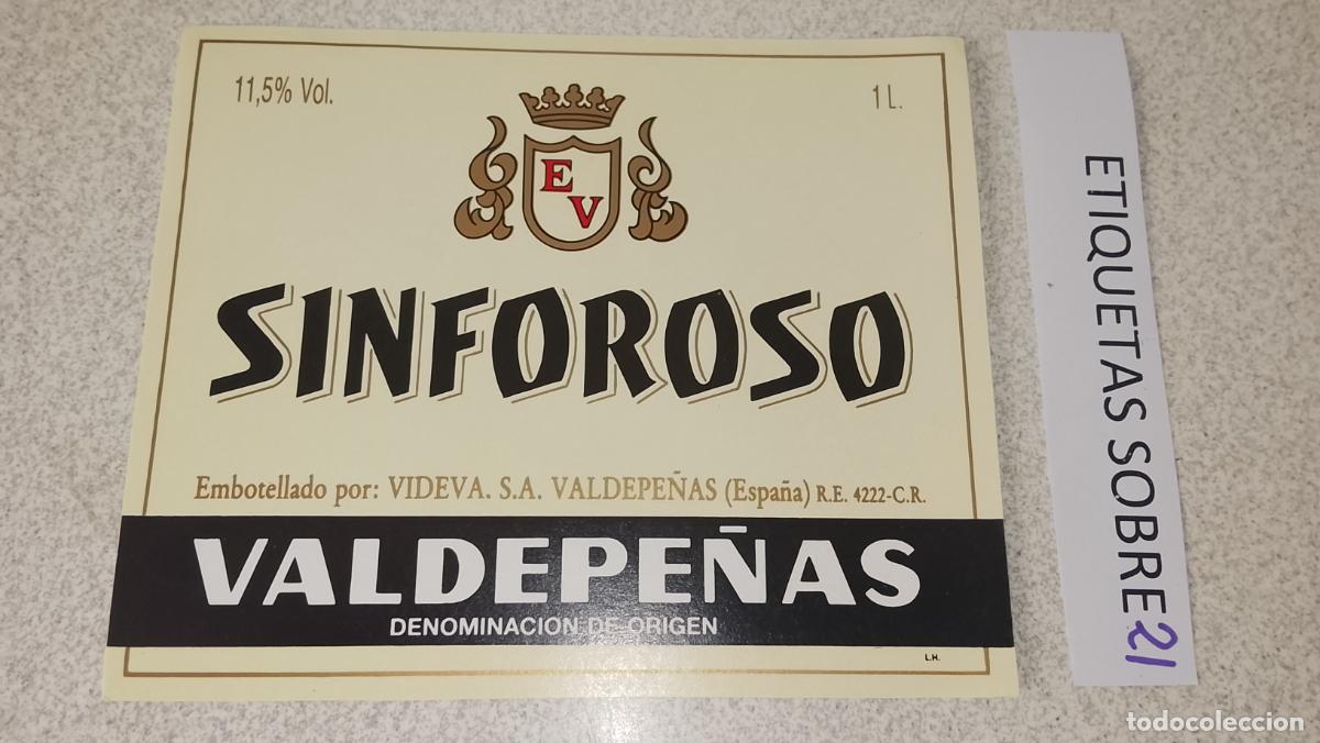 Etiquetas antiguas: HAGA SU OFERTA - ANTIGUA ETIQUETA DE VINO LICOR co&ntilde;ac manzanilla fino SANLUCAR JEREZ CADIZ EL PUERTO