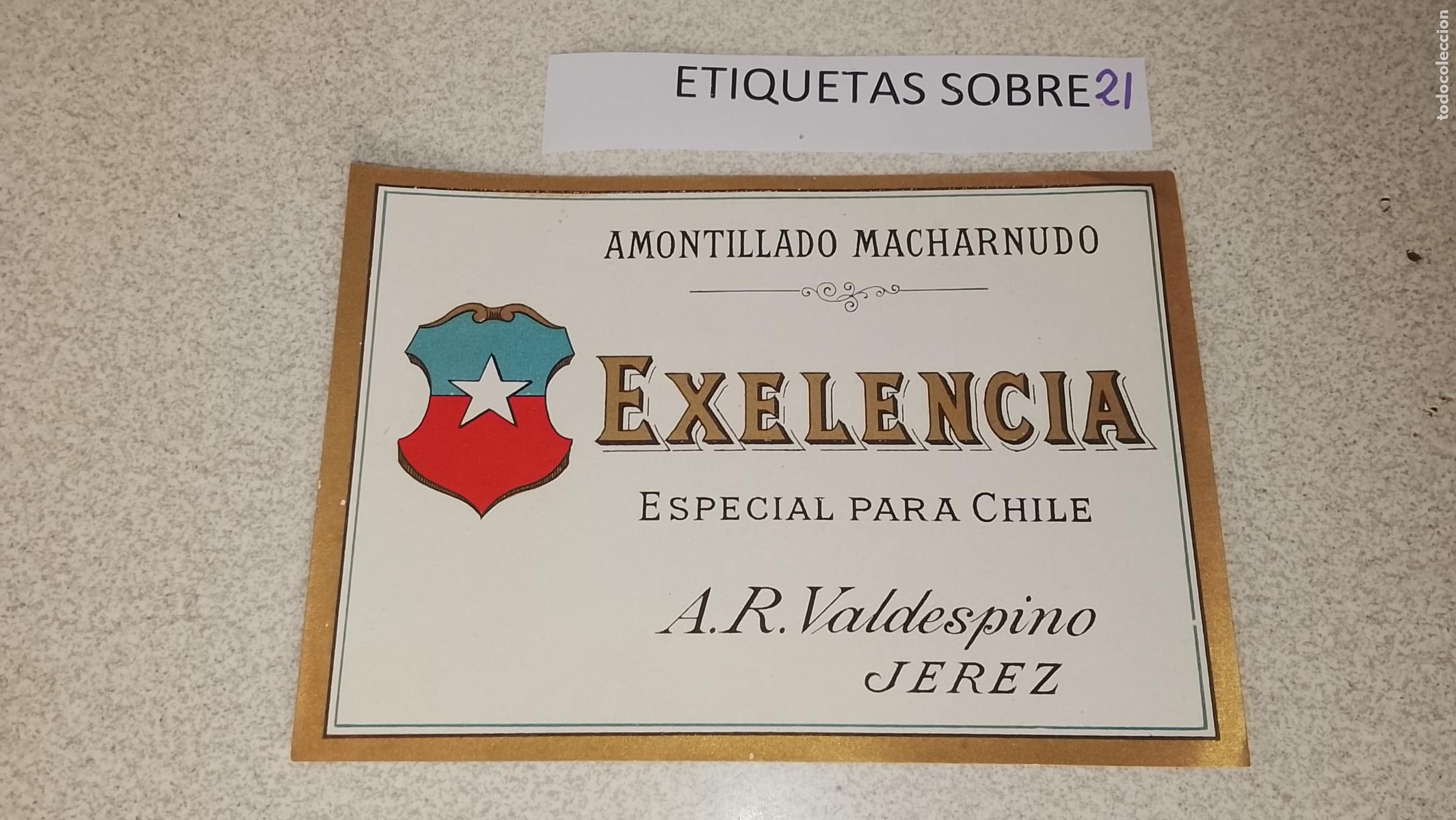 Etiquetas antiguas: HAGA SU OFERTA - ANTIGUA ETIQUETA DE VINO LICOR co&ntilde;ac manzanilla fino SANLUCAR JEREZ CADIZ EL PUERTO
