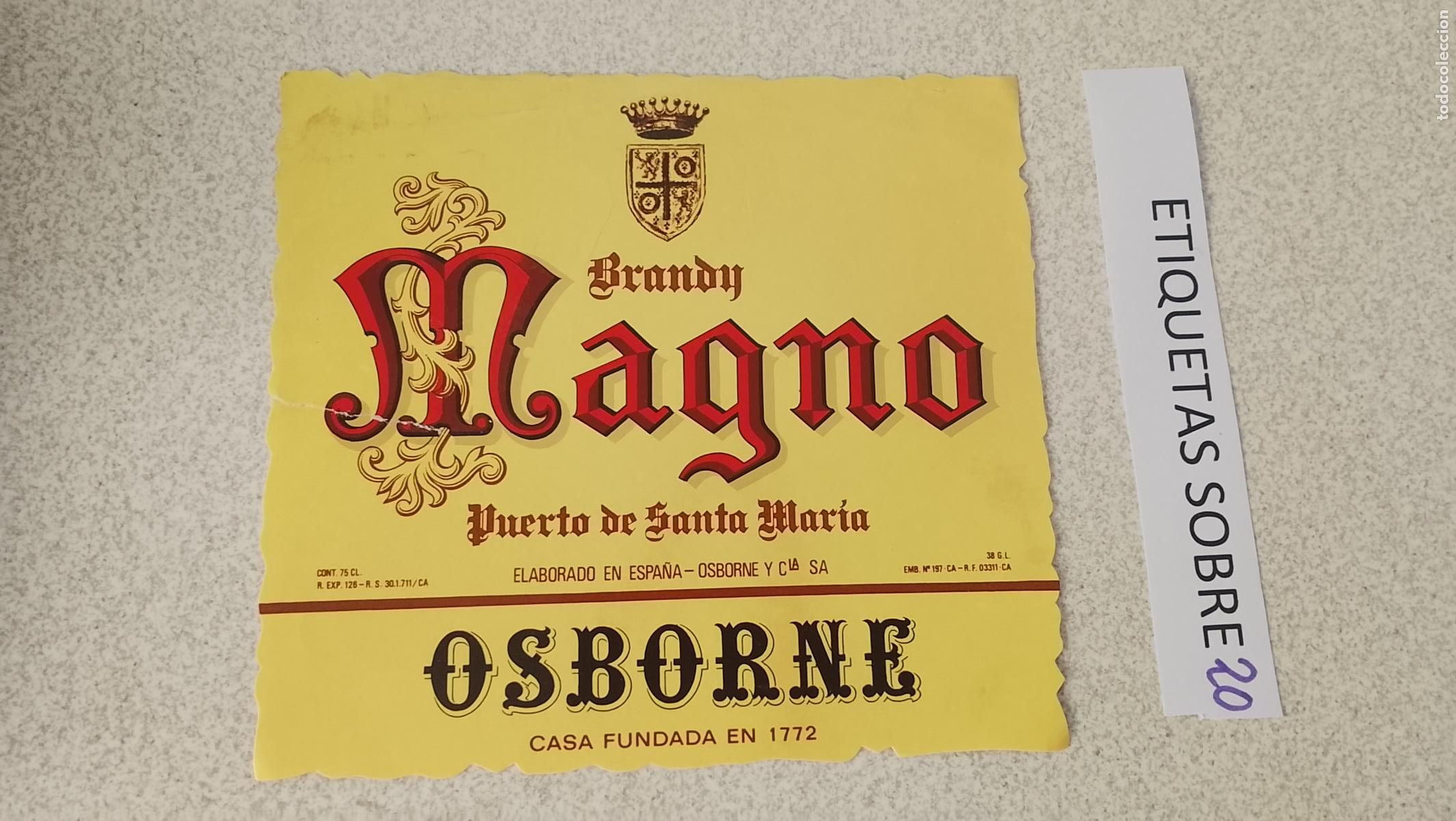 Alte Etiketten: HAGA SU OFERTA - ANTIGUA ETIQUETA DE VINO LICOR co&ntilde;ac manzanilla fino SANLUCAR JEREZ CADIZ EL PUERTO