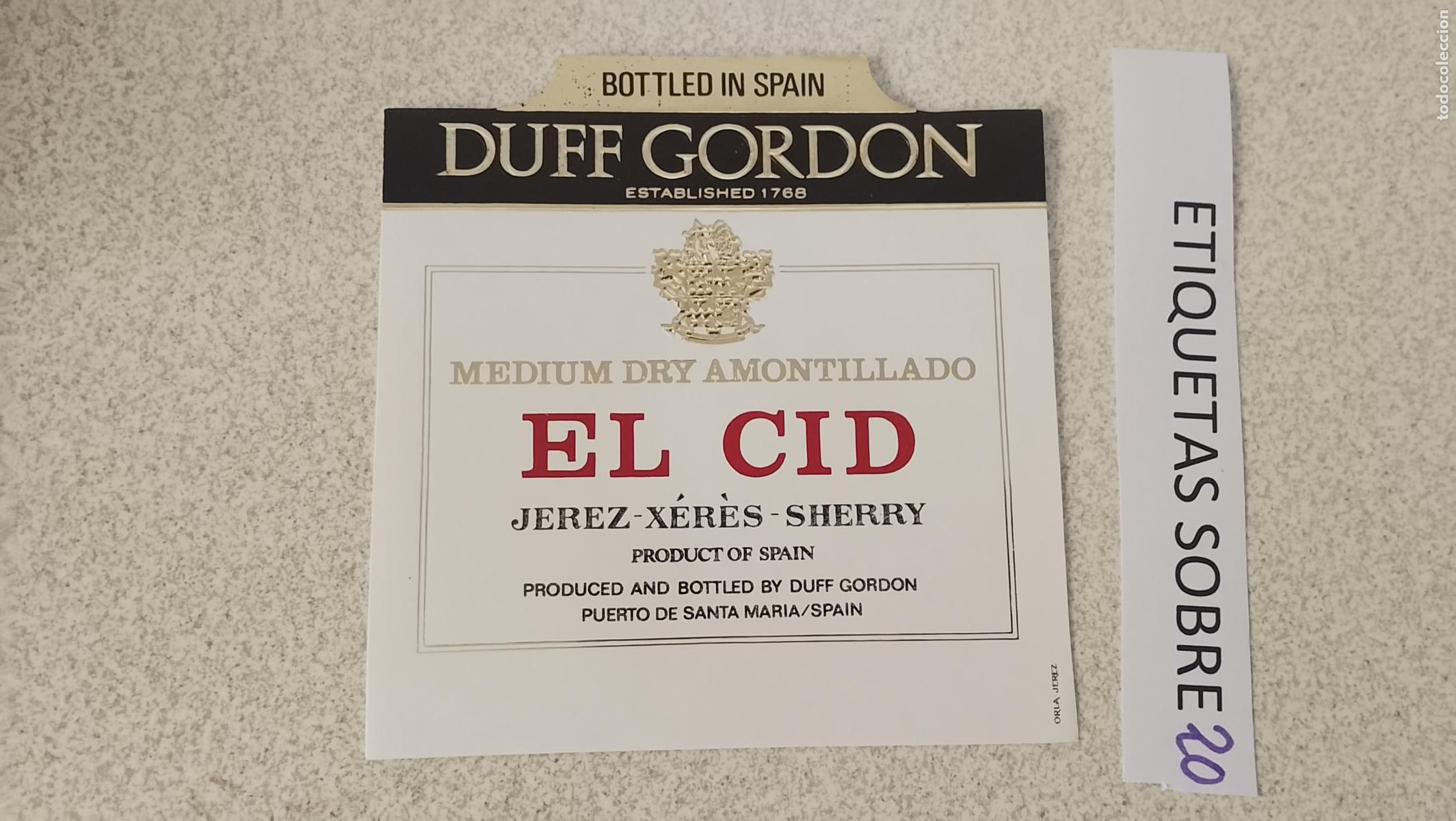 Etiquetas antiguas: HAGA SU OFERTA - ANTIGUA ETIQUETA DE VINO LICOR co&ntilde;ac manzanilla fino SANLUCAR JEREZ CADIZ EL PUERTO