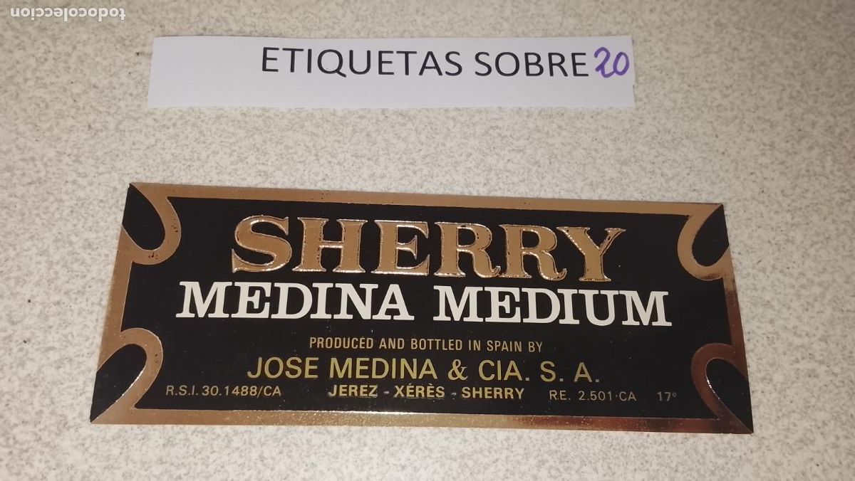 Etiquetas antiguas: HAGA SU OFERTA - ANTIGUA ETIQUETA DE VINO LICOR co&ntilde;ac manzanilla fino SANLUCAR JEREZ CADIZ EL PUERTO