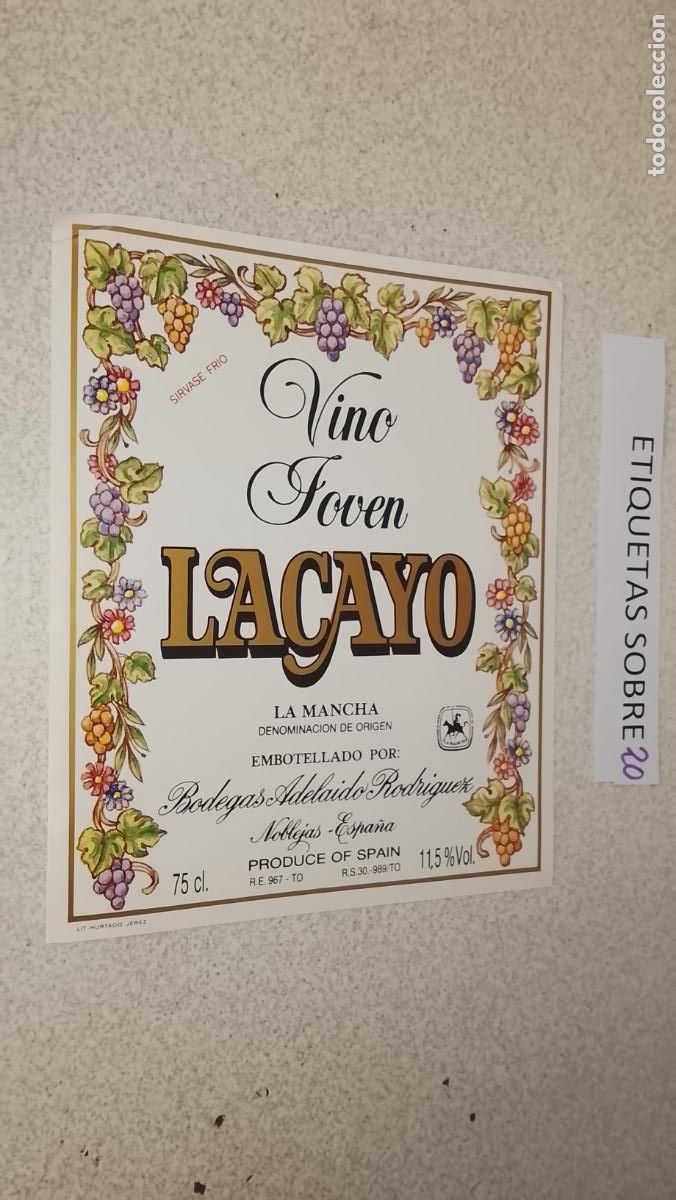 Etiquetas antiguas: HAGA SU OFERTA - ANTIGUA ETIQUETA DE VINO LICOR co&ntilde;ac manzanilla fino SANLUCAR JEREZ CADIZ EL PUERTO