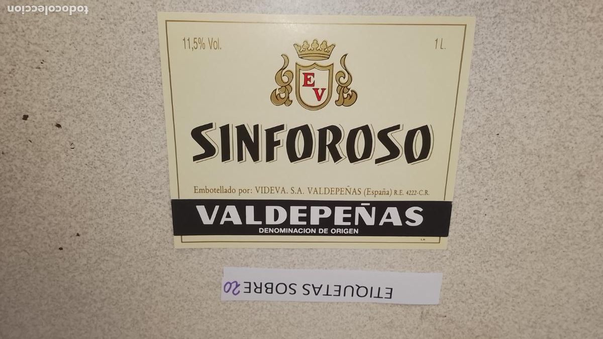 Etiquetas antiguas: HAGA SU OFERTA - ANTIGUA ETIQUETA DE VINO LICOR co&ntilde;ac manzanilla fino SANLUCAR JEREZ CADIZ EL PUERTO