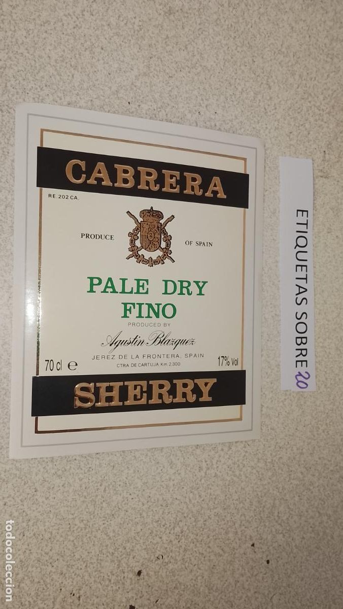 Etiquetas antiguas: HAGA SU OFERTA - ANTIGUA ETIQUETA DE VINO LICOR co&ntilde;ac manzanilla fino SANLUCAR JEREZ CADIZ EL PUERTO