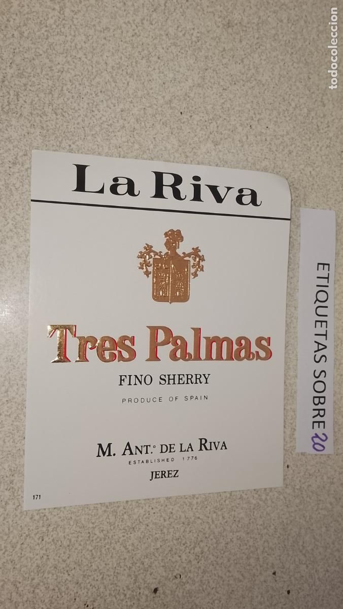 Etiquetas antiguas: HAGA SU OFERTA - ANTIGUA ETIQUETA DE VINO LICOR co&ntilde;ac manzanilla fino SANLUCAR JEREZ CADIZ EL PUERTO