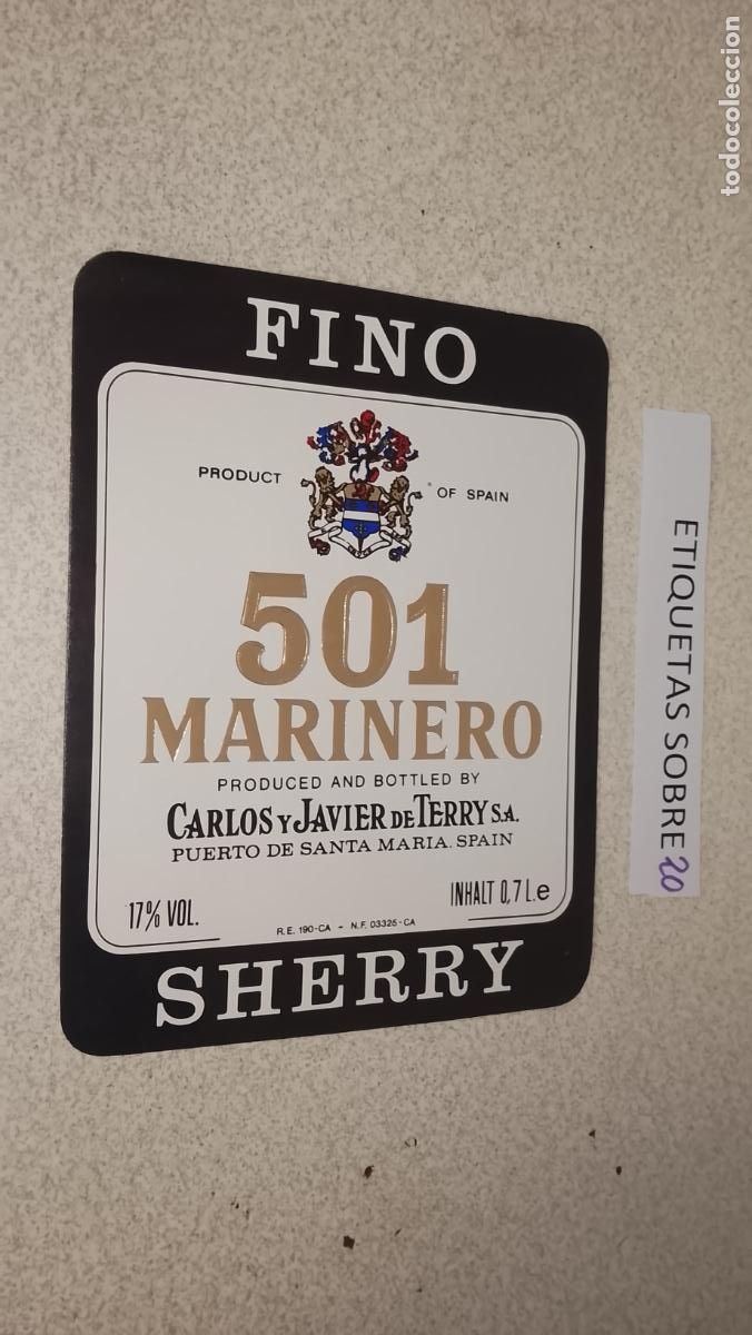 Etiquetas antiguas: HAGA SU OFERTA - ANTIGUA ETIQUETA DE VINO LICOR co&ntilde;ac manzanilla fino SANLUCAR JEREZ CADIZ EL PUERTO