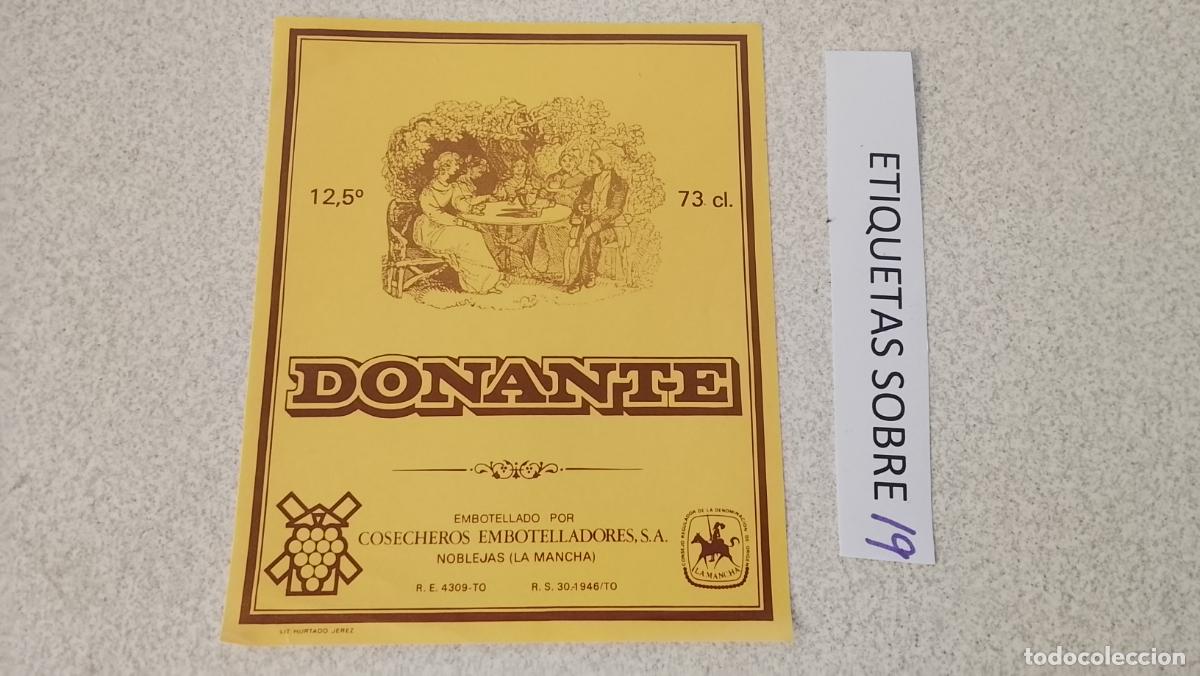 Etiquetas antiguas: HAGA SU OFERTA - ANTIGUA ETIQUETA DE VINO LICOR co&ntilde;ac manzanilla fino SANLUCAR JEREZ CADIZ EL PUERTO