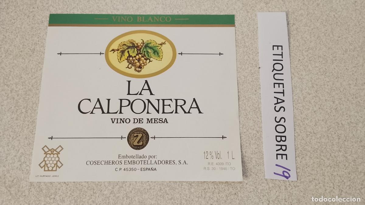 Etiquetas antiguas: HAGA SU OFERTA - ANTIGUA ETIQUETA DE VINO LICOR co&ntilde;ac manzanilla fino SANLUCAR JEREZ CADIZ EL PUERTO