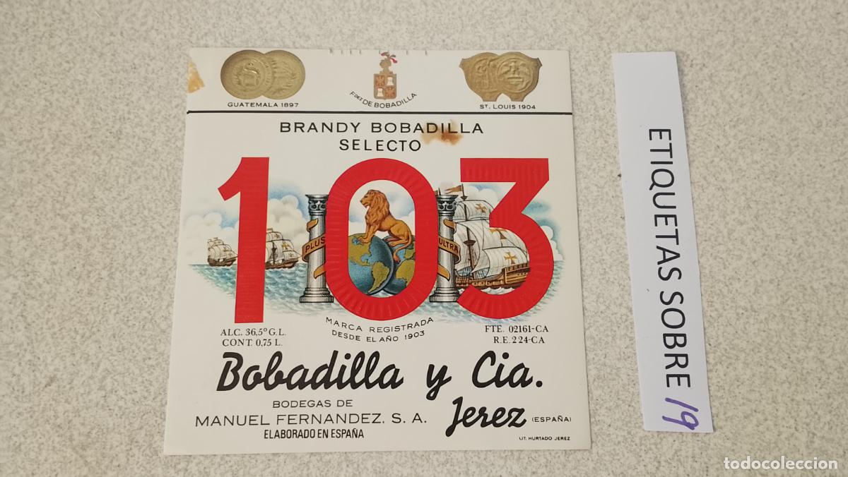 Etiquetas antiguas: HAGA SU OFERTA - ANTIGUA ETIQUETA DE VINO LICOR co&ntilde;ac manzanilla fino SANLUCAR JEREZ CADIZ EL PUERTO