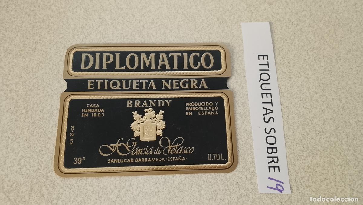 Etichette antiche: HAGA SU OFERTA - ANTIGUA ETIQUETA DE VINO LICOR co&ntilde;ac manzanilla fino SANLUCAR JEREZ CADIZ EL PUERTO