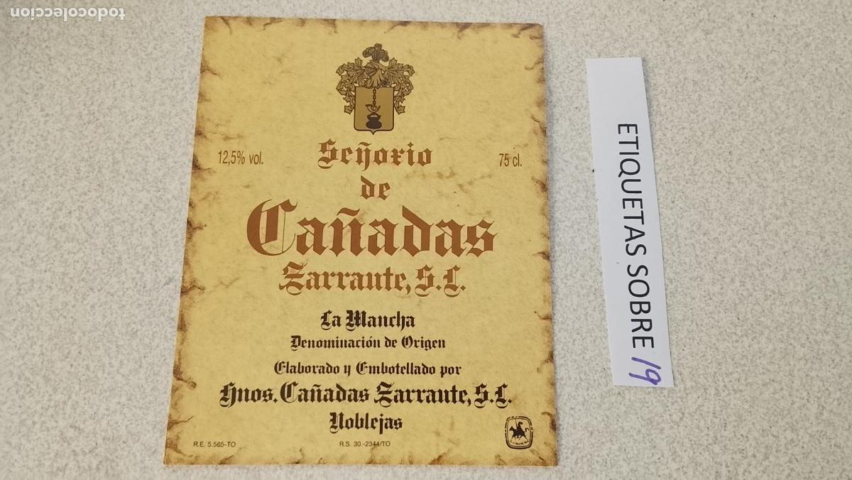 Etichette antiche: HAGA SU OFERTA - ANTIGUA ETIQUETA DE VINO LICOR co&ntilde;ac manzanilla fino SANLUCAR JEREZ CADIZ EL PUERTO