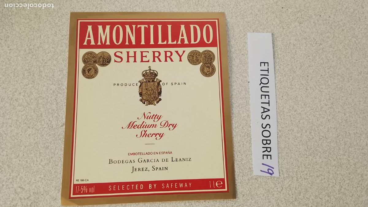 Etiquetas antiguas: HAGA SU OFERTA - ANTIGUA ETIQUETA DE VINO LICOR co&ntilde;ac manzanilla fino SANLUCAR JEREZ CADIZ EL PUERTO