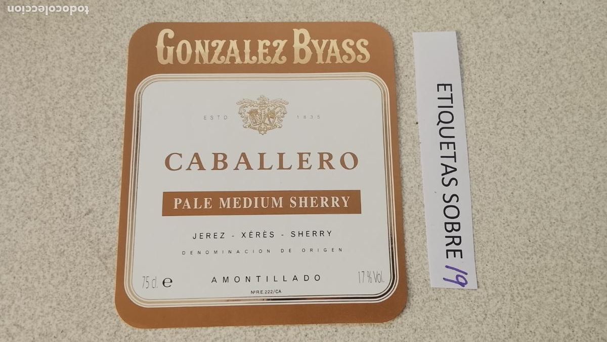 Etiquetas antiguas: HAGA SU OFERTA - ANTIGUA ETIQUETA DE VINO LICOR co&ntilde;ac manzanilla fino SANLUCAR JEREZ CADIZ EL PUERTO