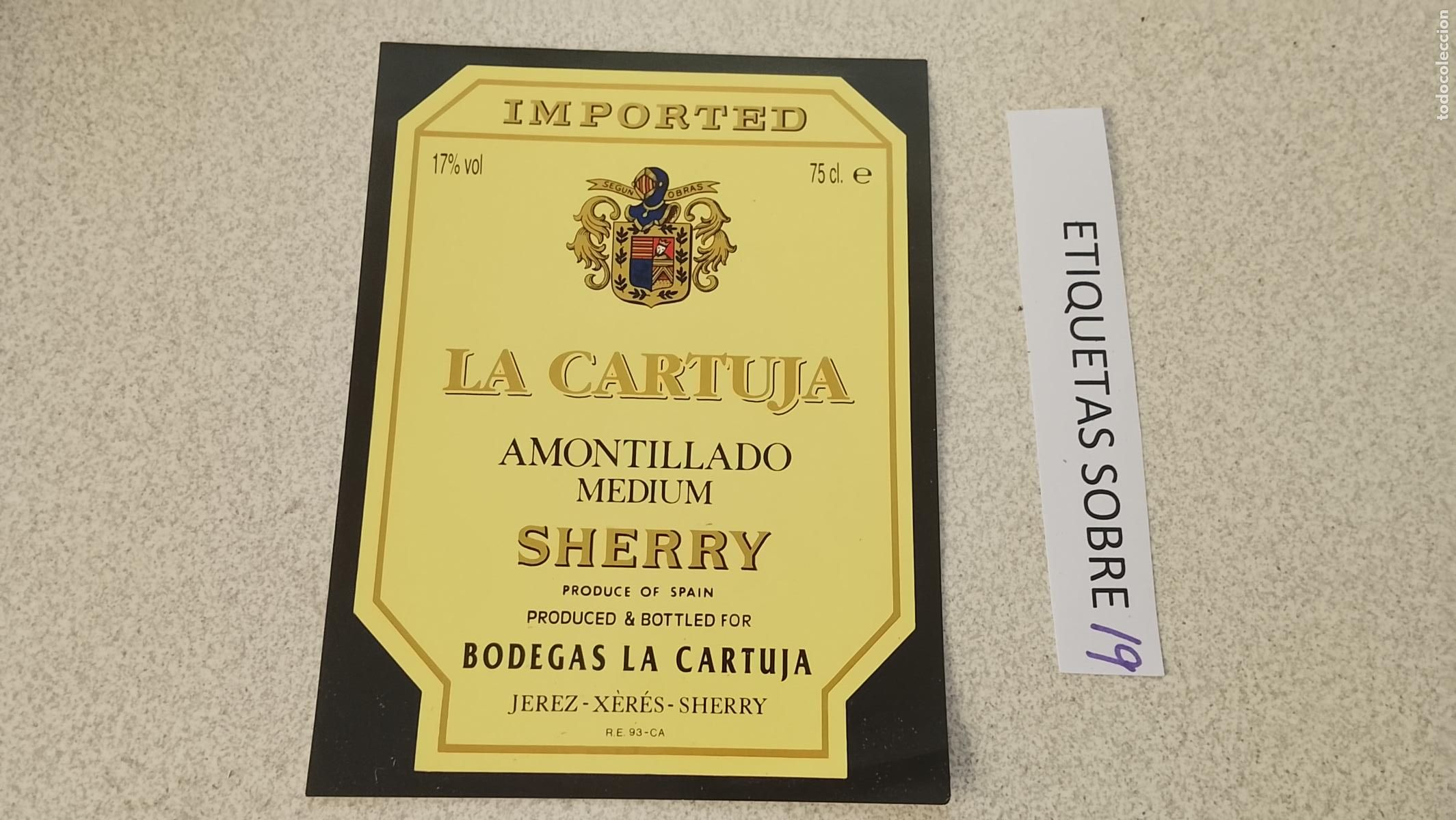 Etiquetas antiguas: HAGA SU OFERTA - ANTIGUA ETIQUETA DE VINO LICOR co&ntilde;ac manzanilla fino SANLUCAR JEREZ CADIZ EL PUERTO