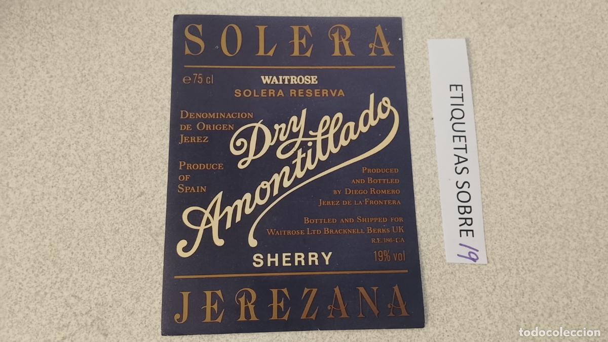 Etiquetas antiguas: HAGA SU OFERTA - ANTIGUA ETIQUETA DE VINO LICOR co&ntilde;ac manzanilla fino SANLUCAR JEREZ CADIZ EL PUERTO