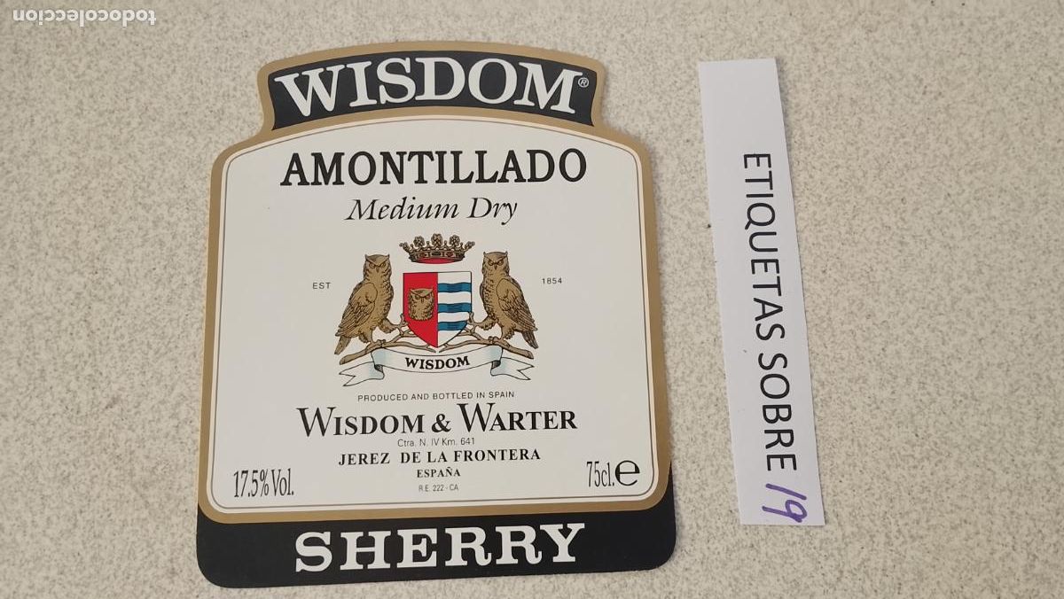 Etiquetas antiguas: HAGA SU OFERTA - ANTIGUA ETIQUETA DE VINO LICOR co&ntilde;ac manzanilla fino SANLUCAR JEREZ CADIZ EL PUERTO
