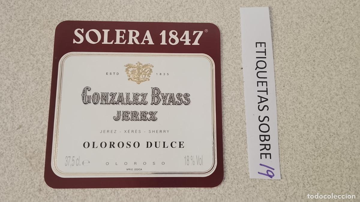 Etiquetas antiguas: HAGA SU OFERTA - ANTIGUA ETIQUETA DE VINO LICOR co&ntilde;ac manzanilla fino SANLUCAR JEREZ CADIZ EL PUERTO