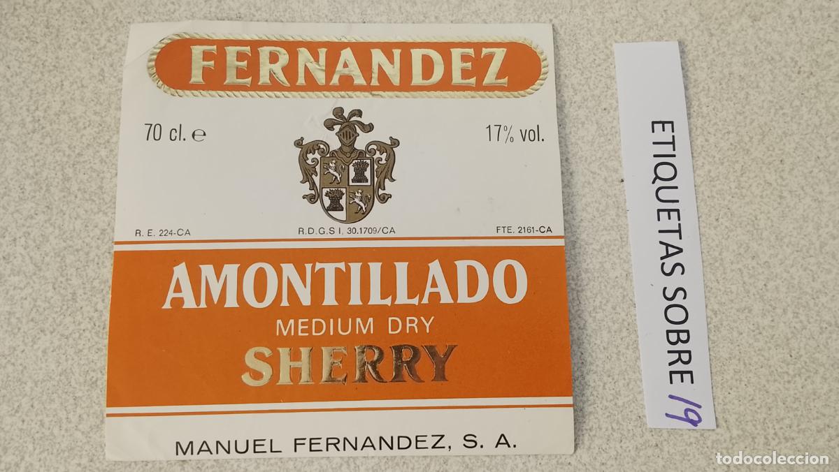 Etiquetas antiguas: HAGA SU OFERTA - ANTIGUA ETIQUETA DE VINO LICOR co&ntilde;ac manzanilla fino SANLUCAR JEREZ CADIZ EL PUERTO